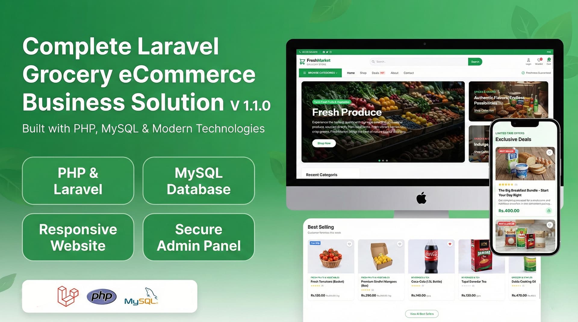 FreshMarket - The Ultimate Grocery E-commerce Platform